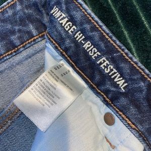 Vintage Hi Rise Shorties by American Eagle size 10